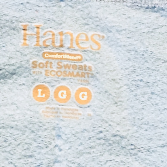 Hanes light blue jacket size Large - Picture 5 of 5